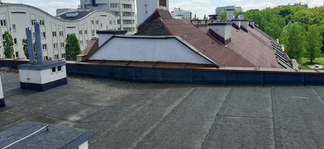 Czyszczenie dachu - po
