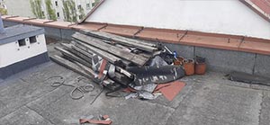 Czyszczenie dachu - przed