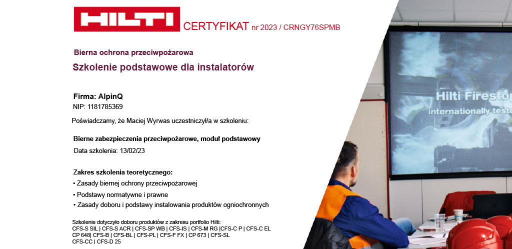 Bierna ochrona przeciwpożarowa - nowy obszar w